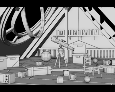 7_Elizabeth_Catwell_Portfolio_Childhood_Attic_Environment_Wireframe