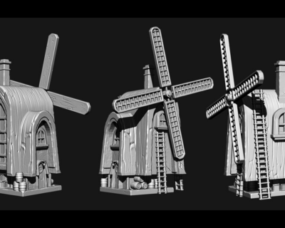 8_Elizabeth_Catwell_Portfolio__Stylized_Windmill_Cottage