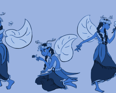 Meet_the_Artist_Rebecca_Labbe_Character_Poses_Blue-1