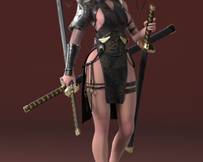 Modeling_Oriental_Girl_Fullbody