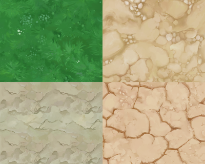 textures peintes à la main