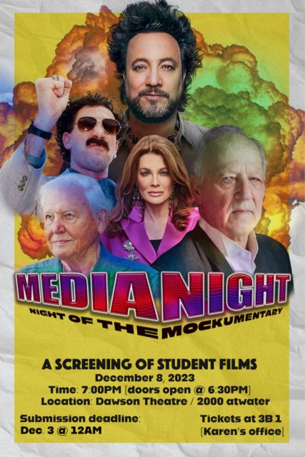 Media Night Poster