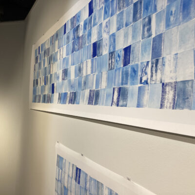 10b. Nadia Myre, Saving all my sunsets (détail d'installation)
