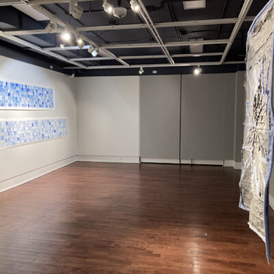 14. Nadia Myre, Saving all my sunsets ..., Nico Williams, Star Blanket II (détail de l'installation)