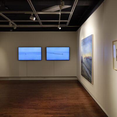 Vue de l'installation-Julianna Joos:Rachel Echenberg:David Hall:Maria Chronopoulos.Photo de Bahar Taheri