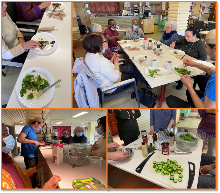 Sharing sustainable cooking with Seniors