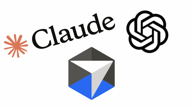 Logos de diverses entreprises et de divers services spécialisés dans l'IA