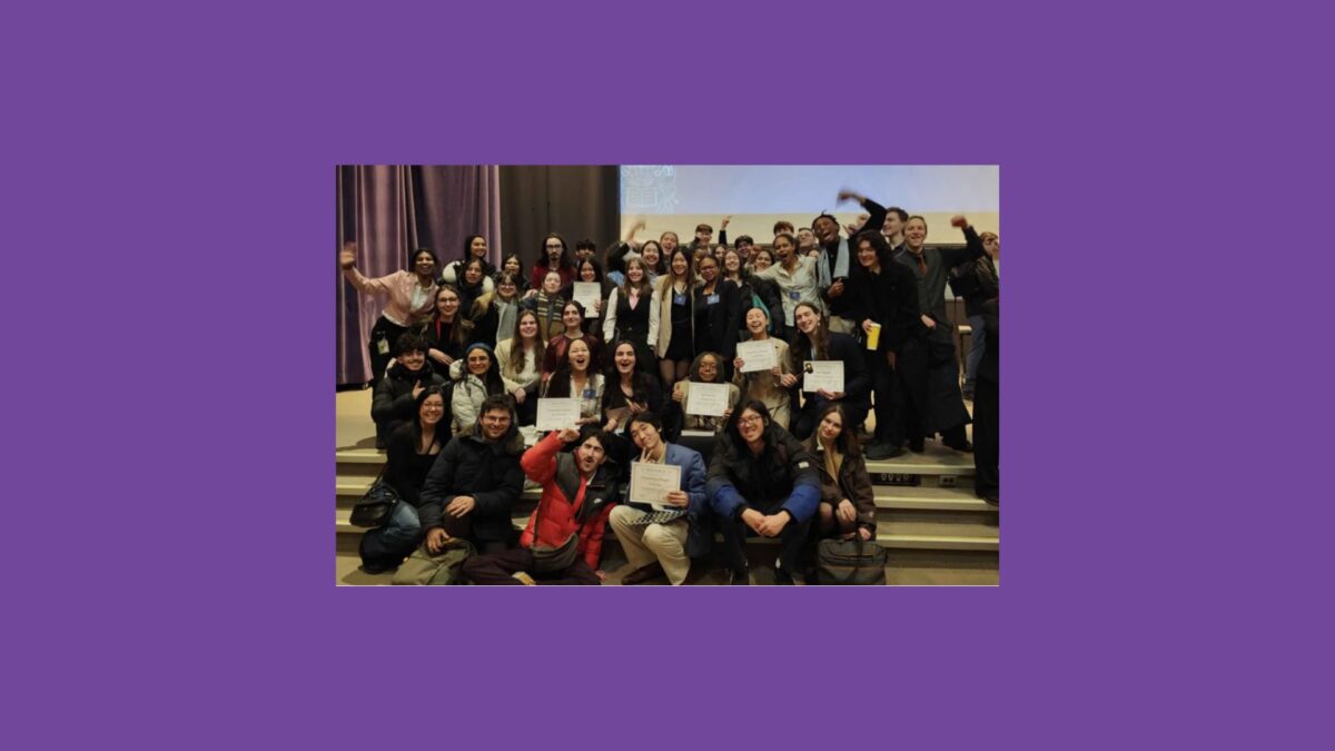 photo de groupe de l'équipe Dawson Model United Nations