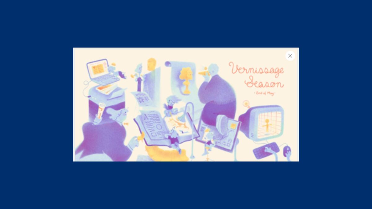 affiche présentant des dessins humoristiques et les mots 