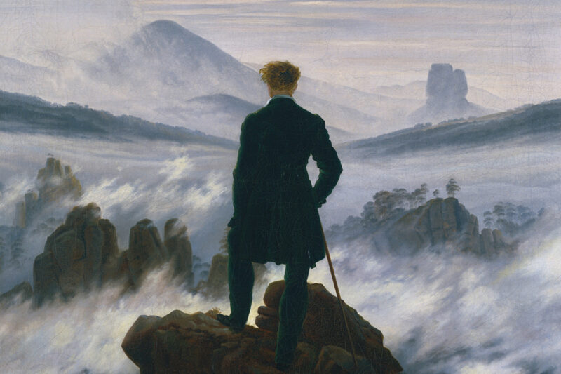 Wanderer above sea of fog