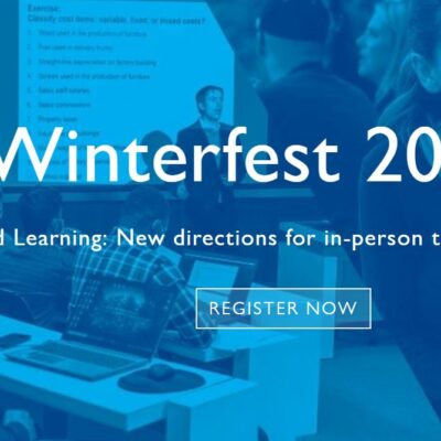 Lire le texte intégral : Apprentissage mixte : Nouvelles orientations pour l'enseignement et l'apprentissage en personne - Concordia's Winterfest Dec. 2 and 3