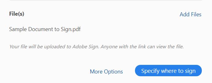 Adobe-spécifierl'endroitoùsigner