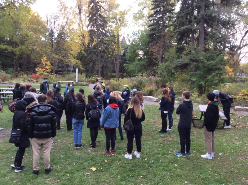 2 Visite guidée à la station Peace Garden 30 octobre 2021