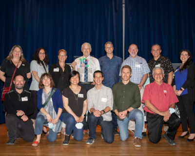 Members of DALC celebrate 10th anniversary at SALTISE Conference in June.
