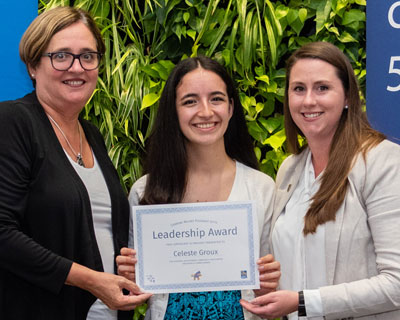 Read Full Text: Dawson grad Celeste Groux receives national leadership award