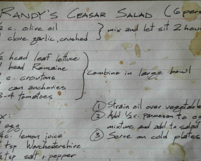 Read more about: Dawson community recipes: Caesar Salad shared by Kurt Holfeld