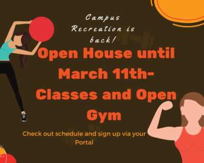 Read more about: Campus recreation offering free classes until March 11