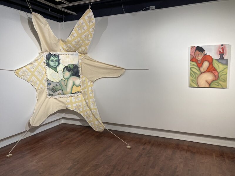 Artwork by Cassia Powell in the Warren G. Flowers Art Gallery