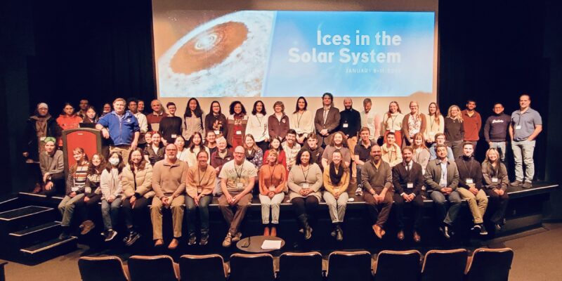 Group photo of participants at NASA workshop held at Dawson Jan. 9-11