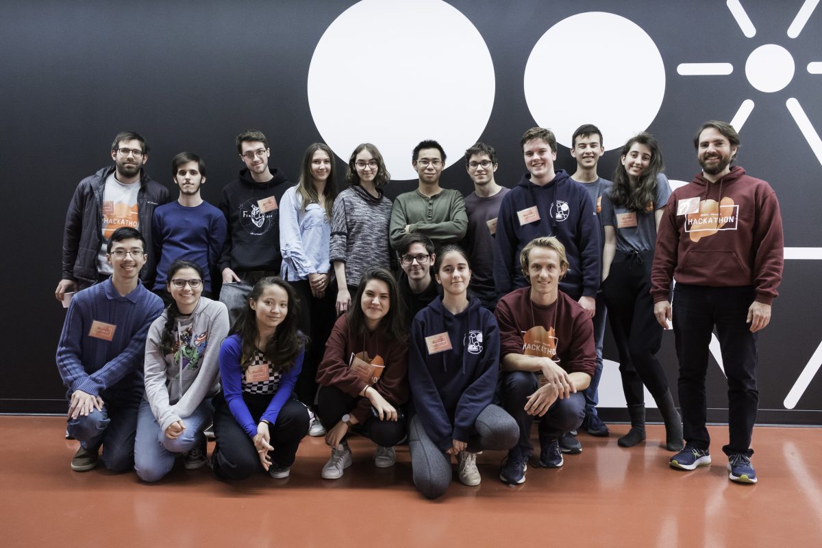 Participants de Dawson au hackathon de physique de McGill Nov 2019