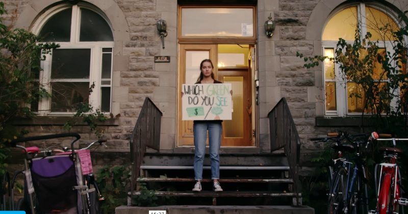 Ella with sign