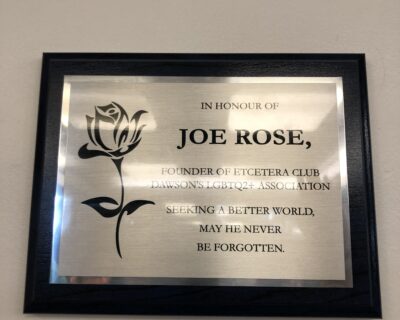 Read more about: Honour the life of Joe Rose with AR