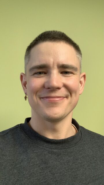 James McKye  Dawson’s first 2SLGBTQIA+ Community Worker