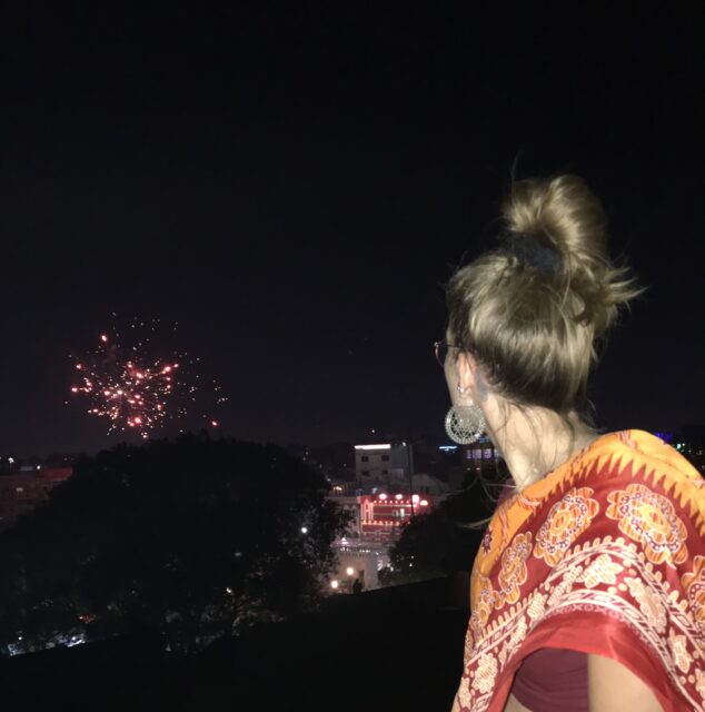 Rooftop Fireworks
