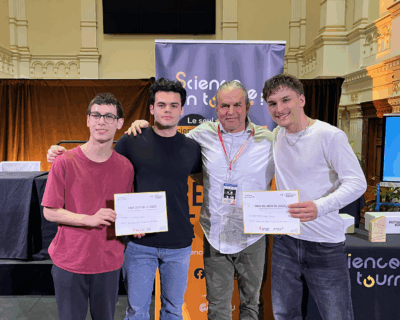 Deuxième place au concours « Science en tournée » 2026