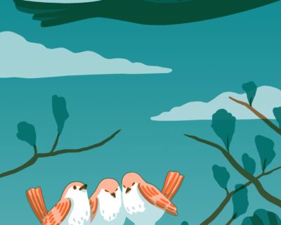 Read Full Text: Illustration students capture flight of migratory birds