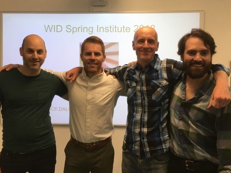 WID Spring Institute 2018 facilitators Jeff Gandell, Tim Miller, Ian, Joel Trudeau