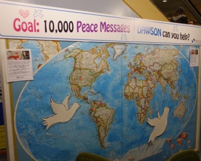 Read Full Text: Students hope to collect 10,000 messages on the Peace Wall by September 13