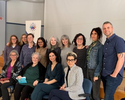Group photo March 6 panel with Greta Hofmann Nemiroff