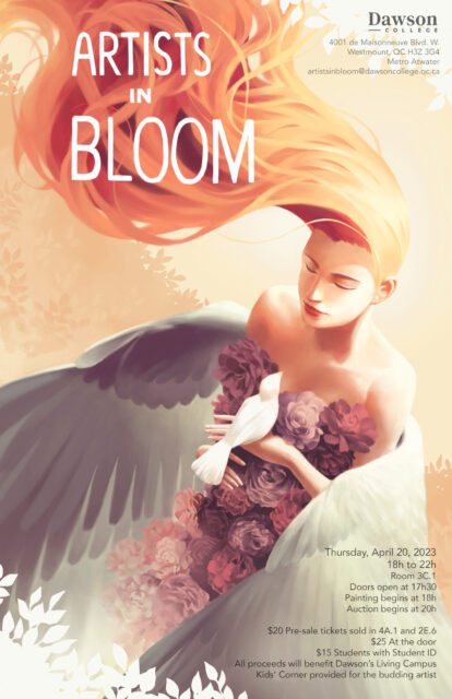 Artists in Bloom 2023 poster