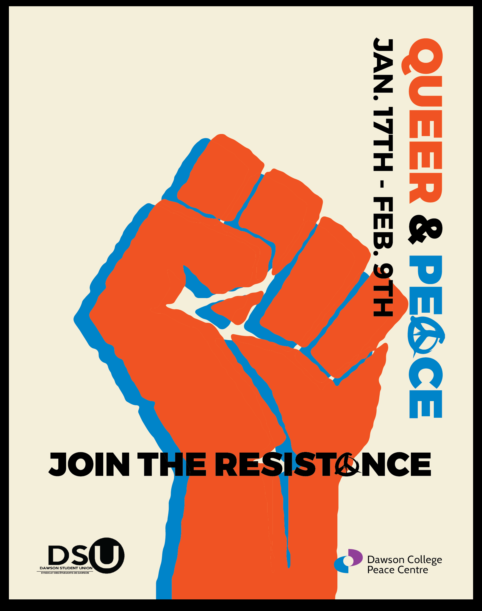 Affiche principale Queer & Peace