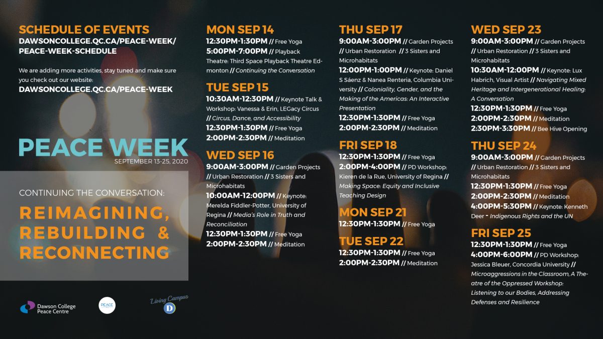 Peace Week 2020 – Peace Centre