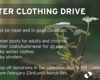 Read Full Text: Winter Clothing Drive