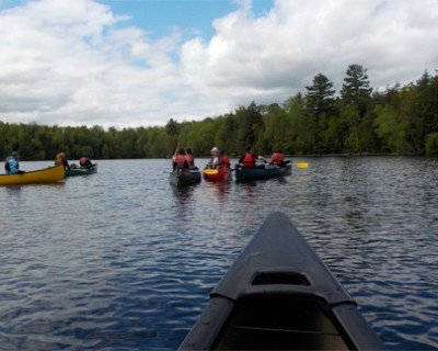 Camping en canoë