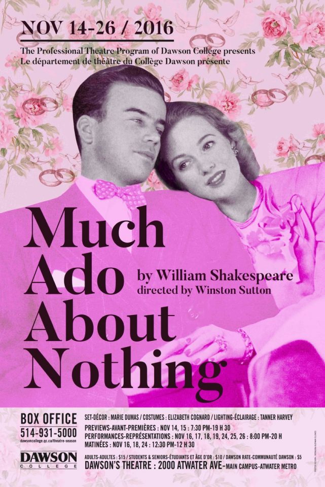 L'affiche de Much Ado About Nothing