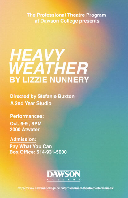 heavy weather poster