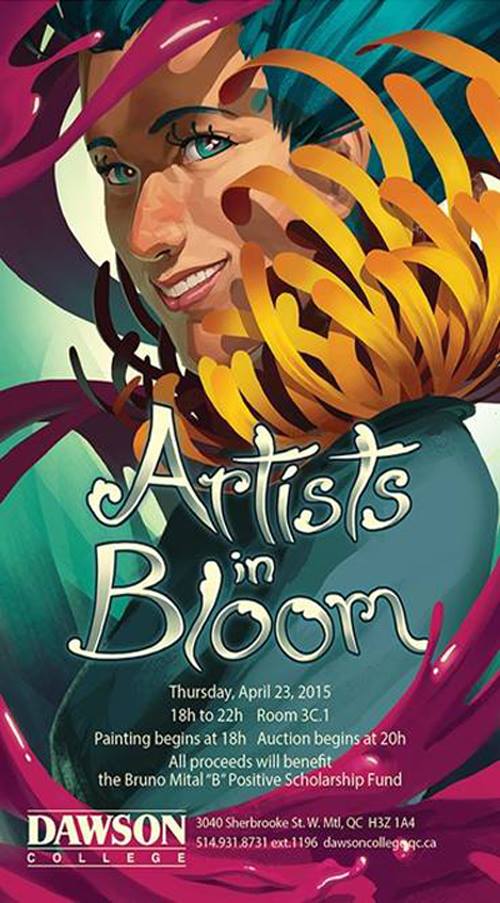 Affiches d'artistes en fleurs