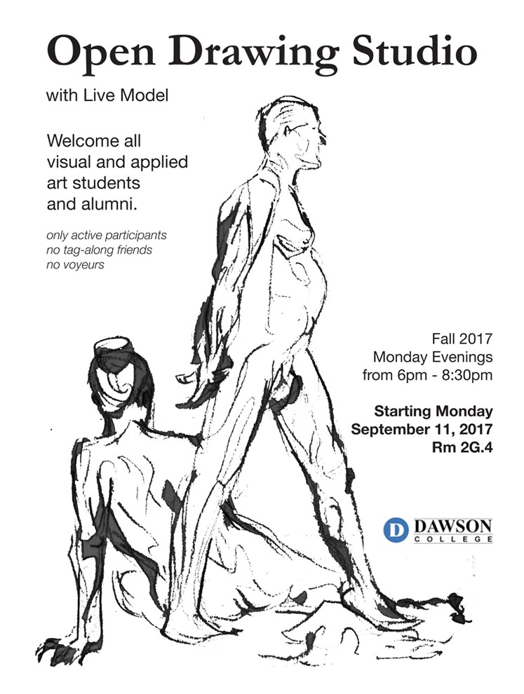 Open Studio Live Drawing 2017-18