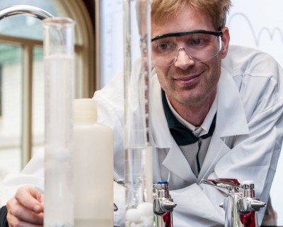 Student in Chemistry lab