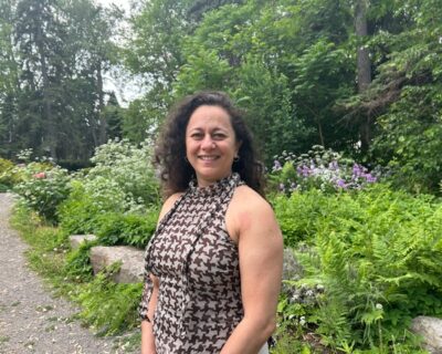 Azra Khan in the Peace Garden
